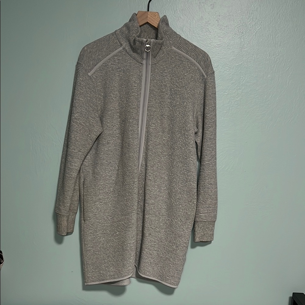 lululemon athletica Gray Zip-Up Jacket